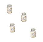 Kit 4 Potes de Vidro Hermético Original FIDO Terrina 2000 ml Ø 12 mm Multiuso