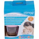 Kit 4 Potes de Vidro para Armazenar Leite Materno ou Papinha Clingo