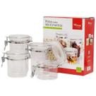 Kit 4 Potes Herméticos Acrílico para Mantimentos Wincy