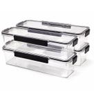 Kit 4 Potes Herméticos Organizador Empilhavel Mantimentos Com Lacre Vedação Casa Cozinha Organização Decoração Kit 4 Potes Herméticos Organizador Empilhavel Mantimentos Com Lacre Vedação Casa Cozinha Organização Decoração
