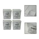 Kit 4 Potes Herméticos Organizadores Alimentos Sabão 615ml Kit 4 Potes Herméticos Organizadores Alimentos Sabão 615ml
