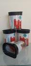 Kit 4 Potes herméticos tempero