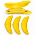 Kit 4 Potes Levar Não Amassar Banana Bolsa Lancheira Marmita