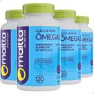 Kit 4 Potes Ômega 3 Concentrado 120g 480 Capsulas