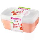 Kit 4 Potes Plástico 1,8L Pague 3 e Leve 4 Alimentos Praticos Economico Versatil Seguro Cozinha Micro Ondas Lava Louça BPA FREE