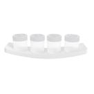 Kit 4 Potes Porta Condimentos Plastico na Base Kit 4 Potes Porta Condimentos Plastico na Base