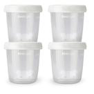 Kit 4 Potes Recipiente Armazenamento Leite Materno Pimpolho