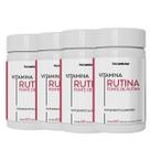 Kit 4 Potes Rutina Suplemento Natural Vitamina 100% Puro Original Natunectar 240 Capsulas