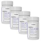 Kit 4 Potes Silício Vitaminas Suplemento Alimentar Natural Sabor 100% Puro 240 Cápsulas Natunéctar Original