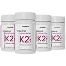 Kit 4 potes Suplemento Alimentar Vitamina K2 MK7 Potássio natural pura 240 Cápsulas concentrada