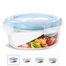 Kit 4 Potes Vidro Hermético Trava Redondo 950ml Marmita