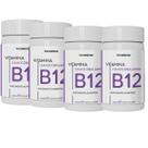 Kit 4 Potes Vitamina B12 Cianocobalamina 9,94 Mcg Suplemento Alimentar Concentrado natural 100% Puro Natunéctar 240 Capsulas