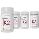 Kit 4 Potes Vitamina K2 D3 Menaquinona 240 Capsulas Ultra Concentrada Original Suplemento Alimentar Natural