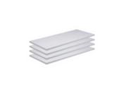 Kit 4 Prateleira Mdf Branco SEM Suporte L=65 P=20 Branco Kit 4 Prateleira Mdf Branco SEM Suporte L=65 P=20 Branco