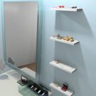 Kit 4 Prateleiras Reta Branca 100% MDF 25x8 Para Decoração/Sala/Quarto/Escritório a Kit 4 Prateleiras Reta Branca 100% MDF 25x8 Para Decoração/Sala/Quarto/Escritório a