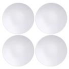 Kit 4 Pratos de Sobremesa Porcelana Branco 21cm Tramontina Sophia Redondo Mesa Posta Kit 4 Pratos de Sobremesa Porcelana Branco 21cm Tramontina Sophia Redondo Mesa Posta