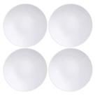 Kit 4 Pratos de Sobremesa Porcelana Branco 21cm Tramontina Sophia Redondo Mesa Posta Kit 4 Pratos de Sobremesa Porcelana Branco 21cm Tramontina Sophia Redondo Mesa Posta