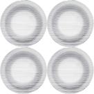 Kit 4 Pratos Diamante Resistentes a Microondas Freezer e Maquina de Lavar Nadir Kit 4 Pratos Diamante Resistentes a Microondas Freezer e Maquina de Lavar Nadir