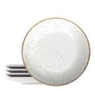 Kit 4 Pratos Fundo 22cm Porcelana Tramontina Rustico Decorado P/ Sopa Caldo