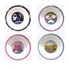 Kit 4 Pratos Fundo Bowl Infantil Bebe Criança Divertido