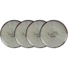 Kit 4 Pratos Rasos Tramontina Churrasco Rustic em Porcelana 28cm Mesa Jantar
