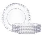 Kit 4 pratos Sobremesa Diamante Cristal 19cm -L Hermitage