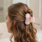 Kit 4 Presilhas para Cabelo Cores e Desenhos Sortidas Acessório Feminino Prendedor