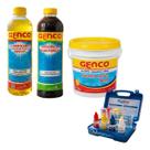 Kit 4 Produtos Manutenção Semanal Completa Piscina Limpa