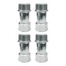 Kit 4 Prolongador Extensão Cromada 3/4 DN20 Média Hidráulica