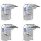 Kit 4 Protetor Contra Surtos 3 Pinos 20a Transp - Clamper