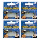 Kit 4 Protetor Tampão De Ouvido 100% Silicone - Vani France
