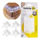 Kit 4 Protetores De Quina Canto Cantoneira Silicone Proteção de Mesa Para Bebê Safety