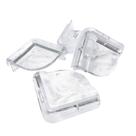 Kit 4 Protetores de Quina Móveis Silicone Transparente