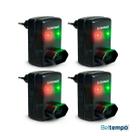 Kit 4 Protetores de Surtos de Energia Anti Raio Para Eletrônicos TV PC e Videogame Beltempo