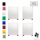 Kit 4 Puffs Quadrado Banqueta Decorativo Cubo Banquinho Sala