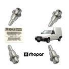 kit 4 Pulverizadores Óleo Jet Cooler fiorino motor 1.3 2004 2005 2006 2007 2008 2009 a 2013