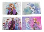 Kit 4 Quebra Cabeça Infantil Meninas De 63pç Frozen Sisters