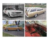 Kit 4 Quebra-cabeças Cognitivos Carros Caravan de 60 peças