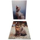 Kit 4 Quebra-cabeças Gatos Relaxante Educativo Divertido