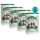 Kit 4 Ração Alcon Club Papa Filhote Pássaros Super Premium 600g