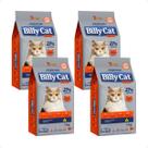 Kit 4 Ração Billy Cat Select Gatos Adultos Salmão - 1Kg