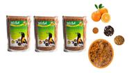 Kit 4 Rações Mistura para Pássaros / Passarinho Corrupião Sairas Melros 500 g Belga