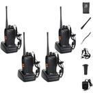 Kit 4 Radio Comunicador Walk Talk Baofeng Bf-777s Talkabout