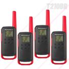 Kit 4 Rádios Comunicador Motorola T210BR Talkabout UHF Nacional Kit 4 Rádios Comunicador Motorola T210BR Talkabout UHF Nacional