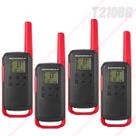 Kit 4 Rádios Comunicador Motorola T210BR UHF Nacional Kit 4 Rádios Comunicador Motorola T210BR UHF Nacional