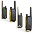 Kit 4 Rádios Comunicadores Alcança Até 56km Motorola T470
