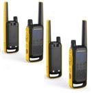 Kit 4 Rádios Comunicadores Motorola T470 Alcança Até 56km