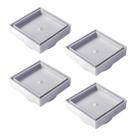 Kit 4 Ralo Oculto Invisível Porcelanato 10x10cm Sifonado Antiodor Branco Kit 4 Ralo Oculto Invisível Porcelanato 10x10cm Sifonado Antiodor Branco