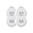 Kit 4 Rastreadores Bluetooth Multi MTag Branco - TAG01K2