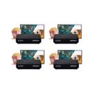 Kit 4 receptores de tv via satelite elsys sat hd - satmax6